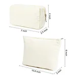 Corduroy makeup bag