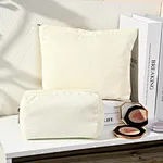 Lay flat makeup bag